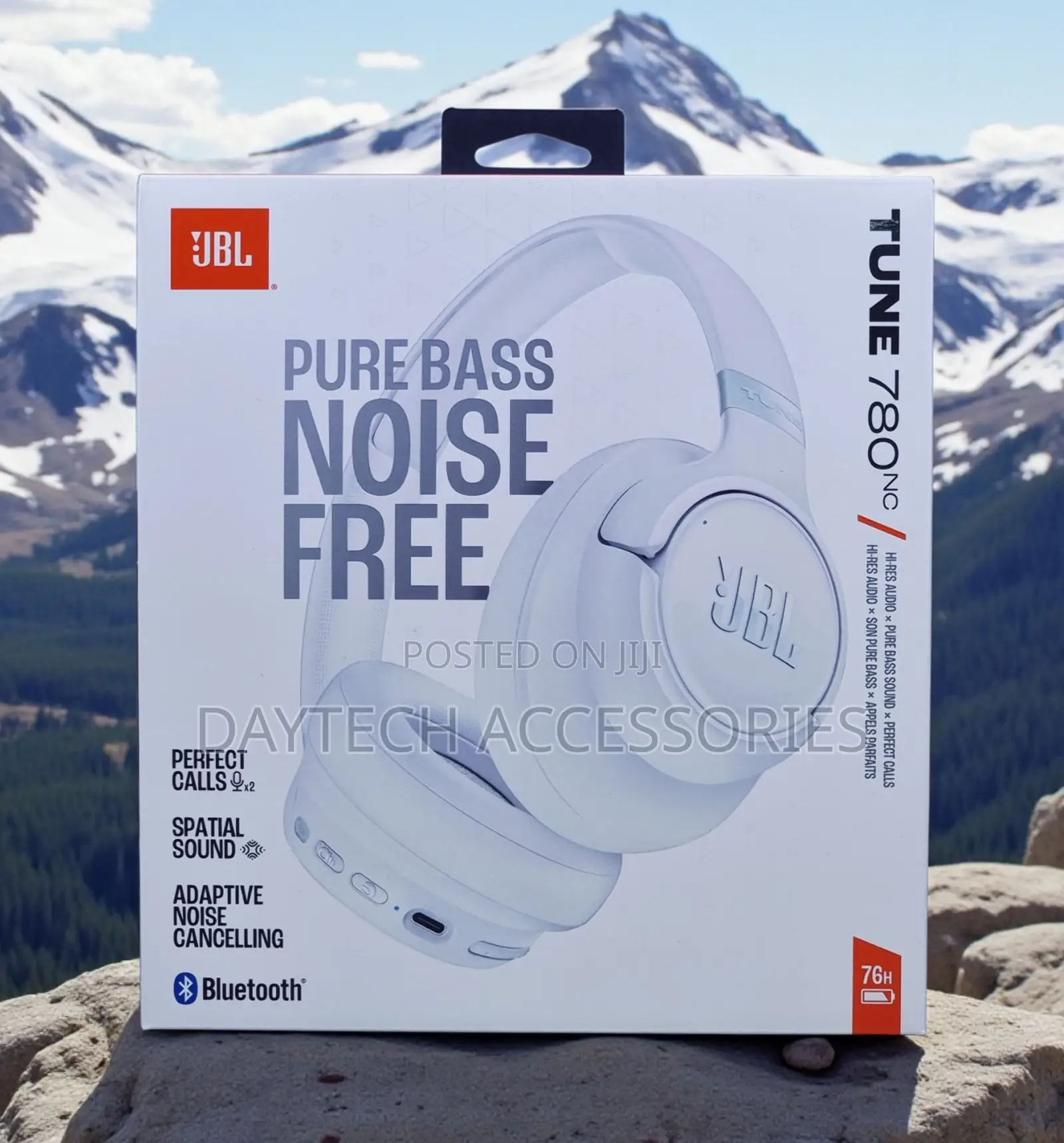 These Are JBL Tune 780nc Wireless Noise-Cancelling Headphones in Blue.