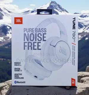 These Are JBL Tune 780nc Wireless Noise-Cancelling Headphones in Blue.