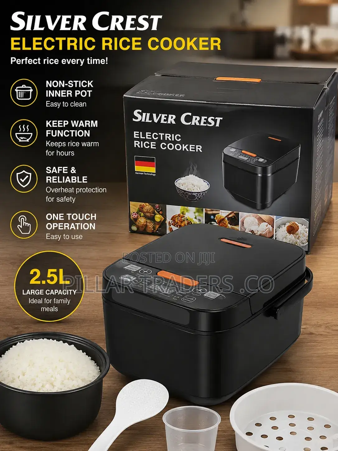 Silver Crest Electric Rice Cooker