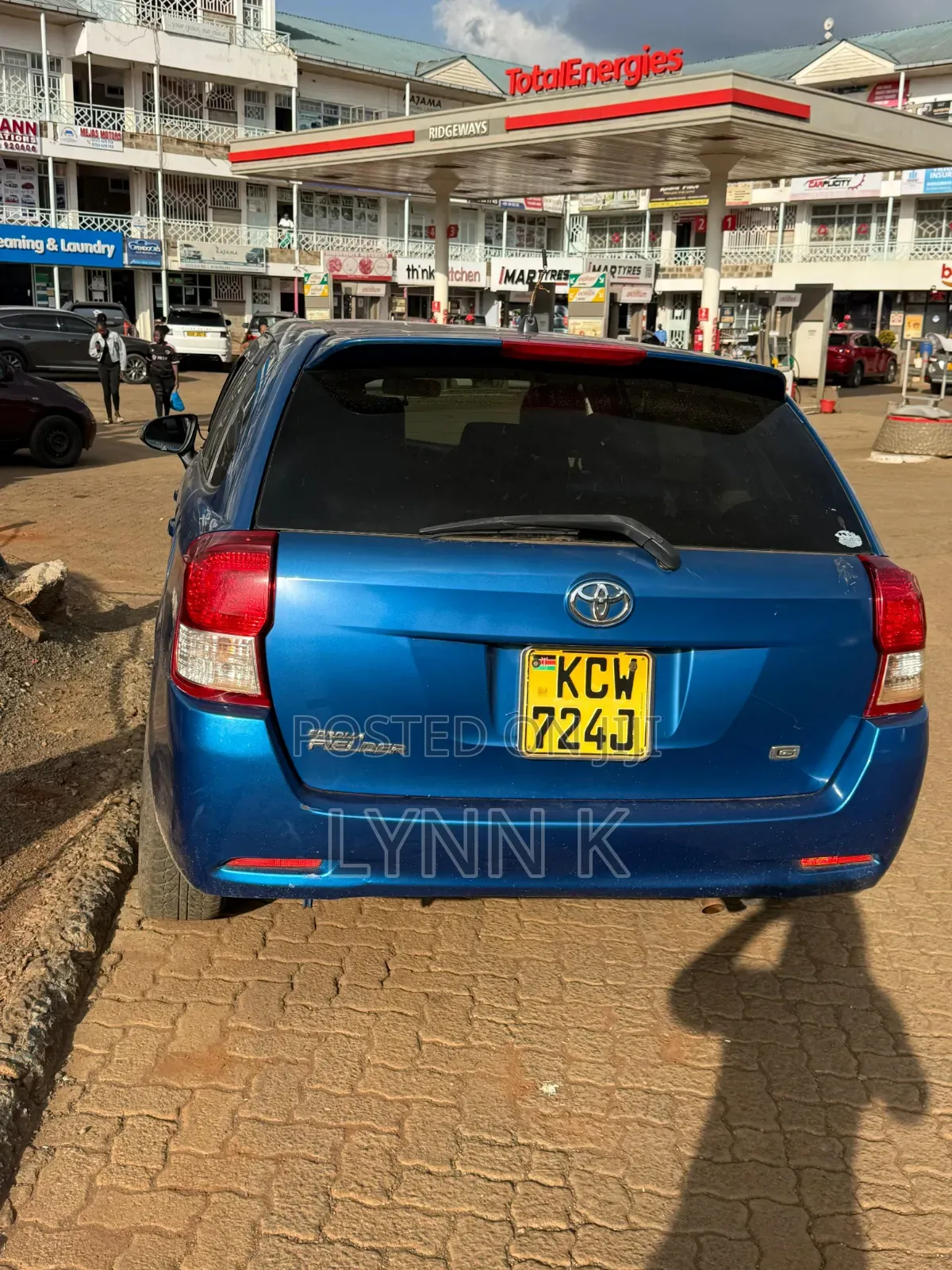 Toyota Corolla Fielder 2012 Blue