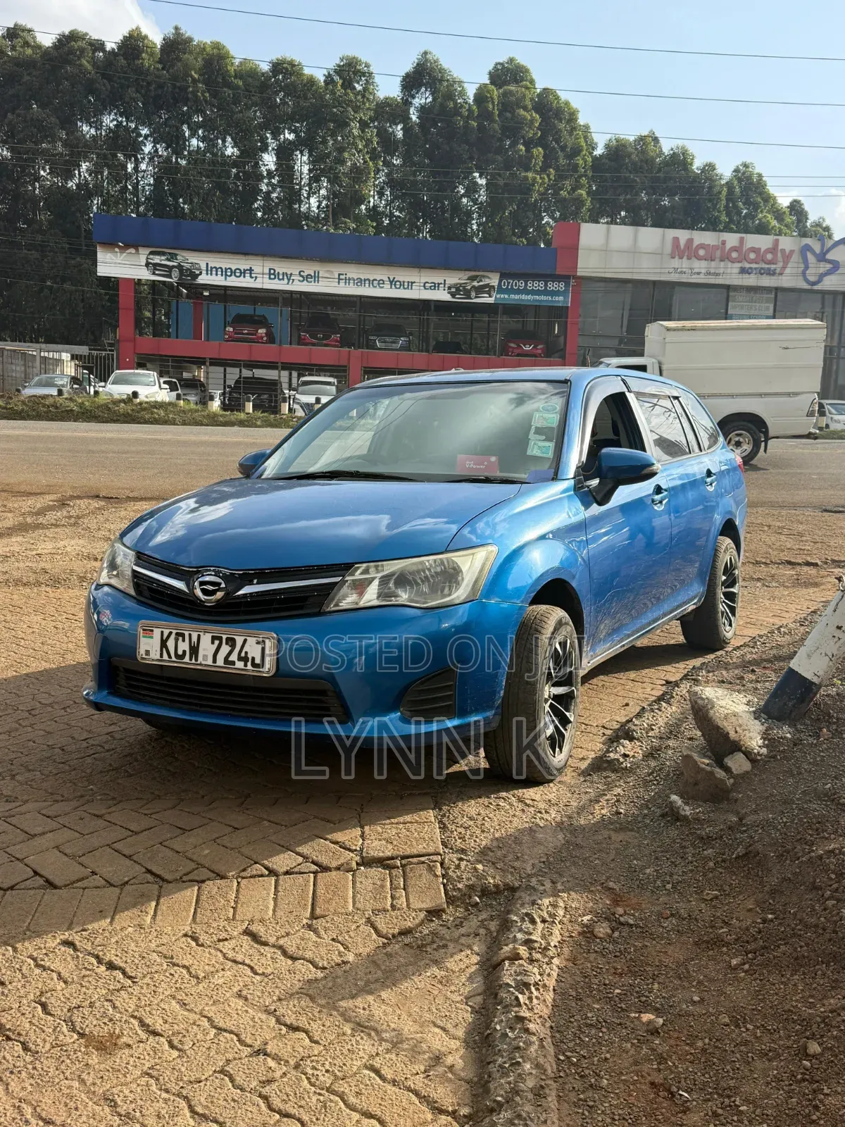 Toyota Corolla Fielder 2012 Blue