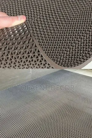 Floor Upgrade With Grey Perforated PVC Antislip Mats