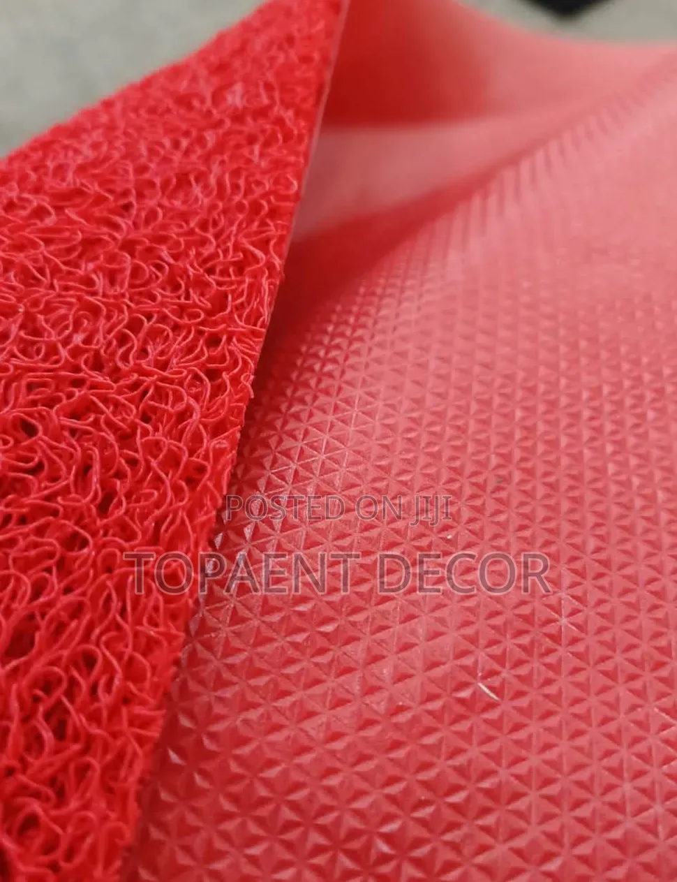 Better Protection, Better Style ,Red Spaghetti PVC Antislip Mats