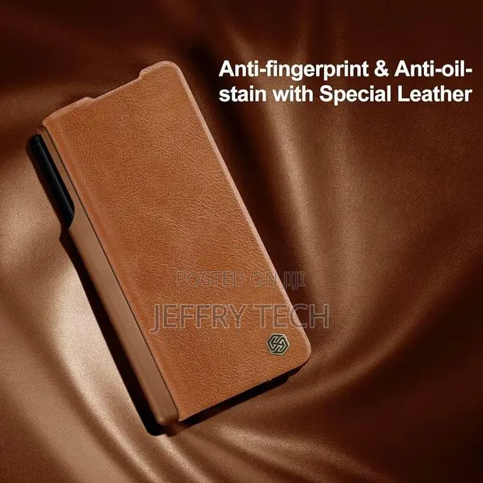 Qin Pro Leather Case Z Fold 4 Slide Camera Protection