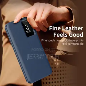 Samsung Galaxy S26 Ultra Smart Clear View Flip Case With Card Slot