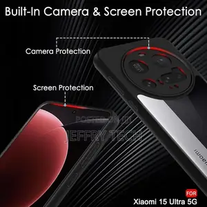 Hybrid Series Back Cover Case Compatible With Xiaomi 15 Ultra (Black