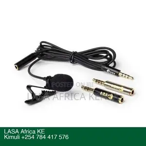 Lasa 3.5mm Lavalier Microphone for Phones DSLR Cameras