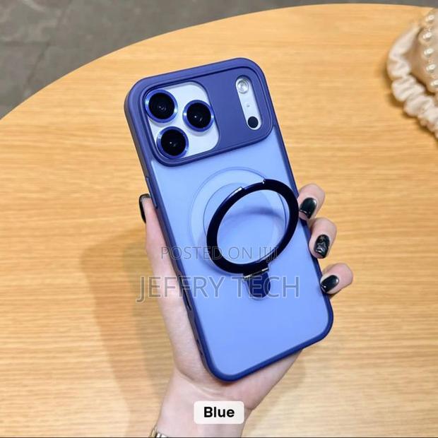 Case for iPhone 17promax Frost Ring Magsafe With Camera Lens Protector