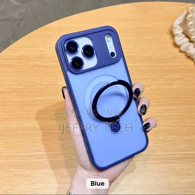 Case for iPhone 17promax Frost Ring Magsafe With Camera Lens Protector