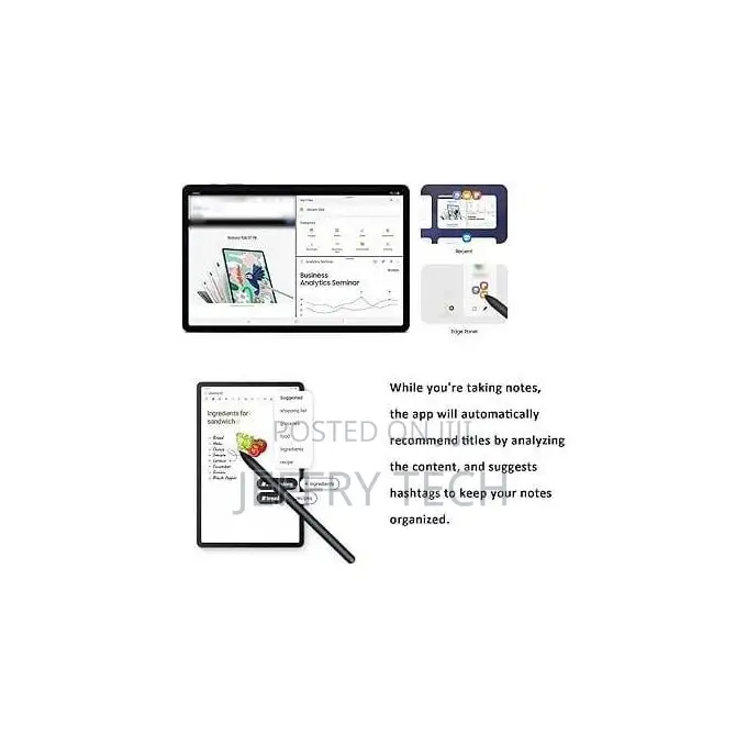 Stylus Pen for Samsung Tab S9/S9fe Wireless Charging, Drawing, Note
