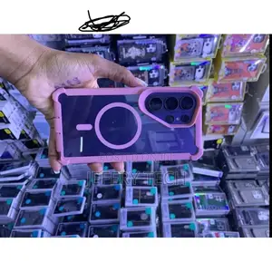 Magnetic Shockproof Case for Samsung Galaxy S26ultra Pink