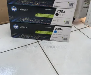 Hp 230a Black and Cyan Toner Cartridge