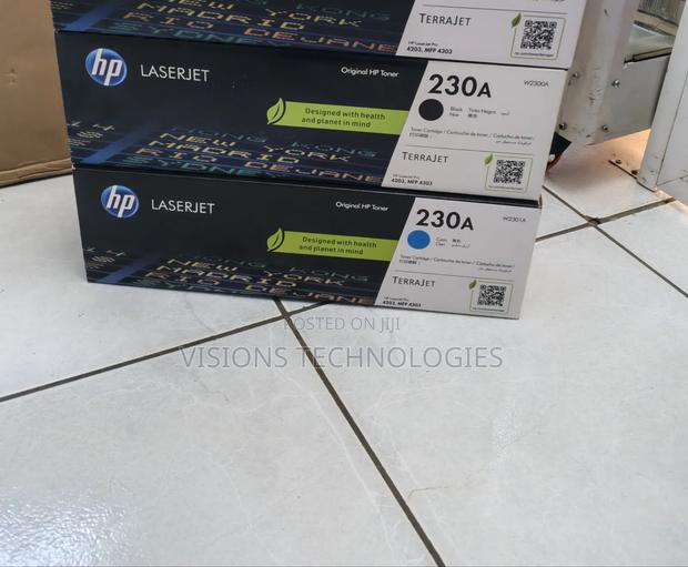 Hp 230a Black and Cyan Toner Cartridge