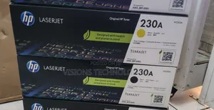 Yellow and Black Hp 230a Toner Cartridge