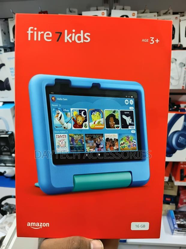 New Amazon Fire 7 Kids Edition 2019 16 GB Blue - thumbnail 4