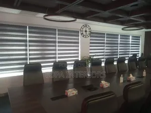 Zebra Roller Window Blinds for Executive Boardroom Office