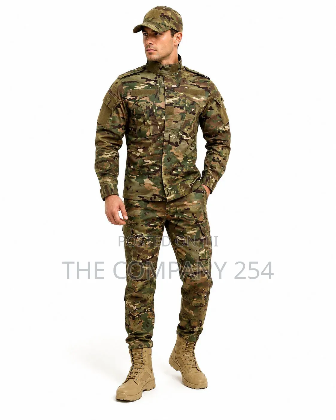 Casual Camouflage Plain 2 Piece G2 Chinese Collar Hiking Uniform
