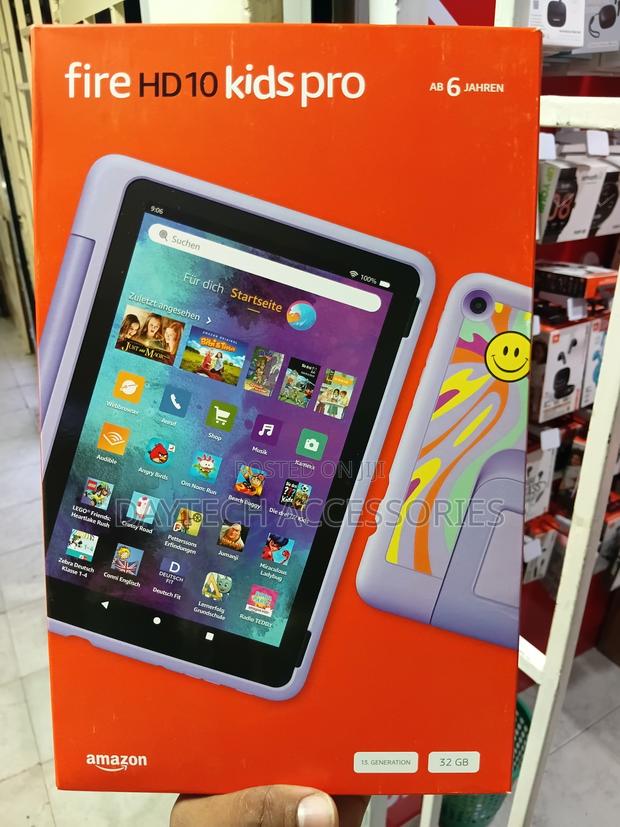 New Amazon Fire HD 10 Kids Pro 32 GB Black - thumbnail 3