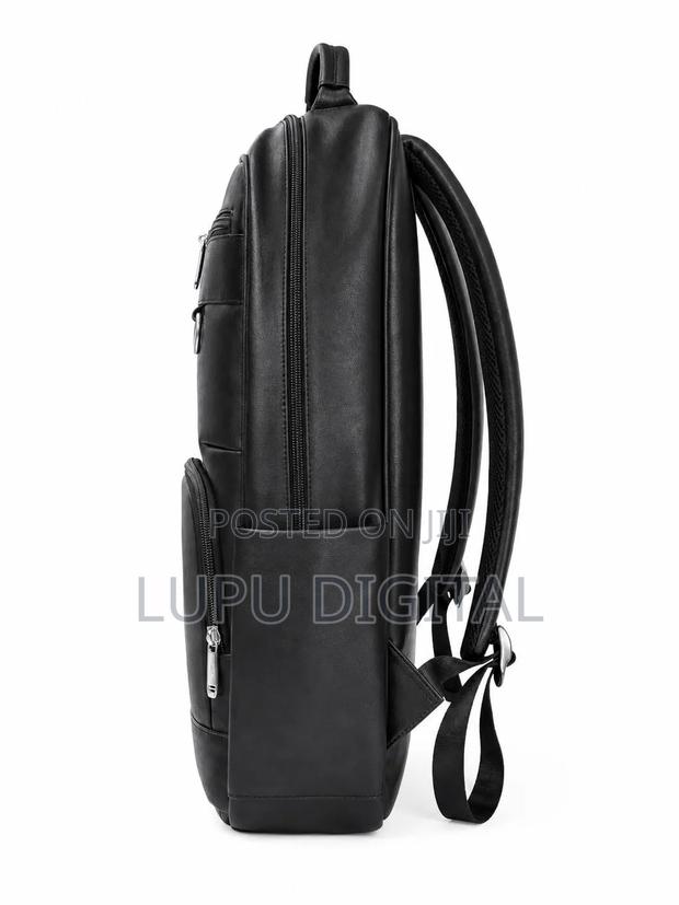 Professional Sleek Leather Business Backpack - thumbnail 3