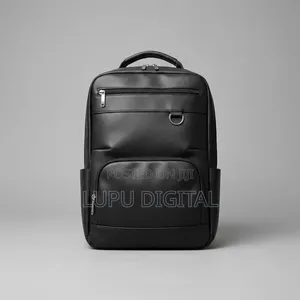 Professional Sleek Leather Business Backpack