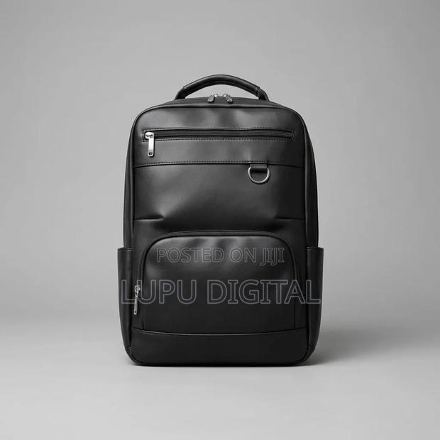 Professional Sleek Leather Business Backpack - thumbnail 4