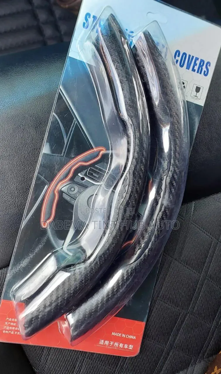 Carbon Fiber Steering Wheel Cover Grips
