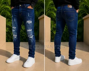 Casual Denim Rugged Quality Straight Fit Jeans Trousers