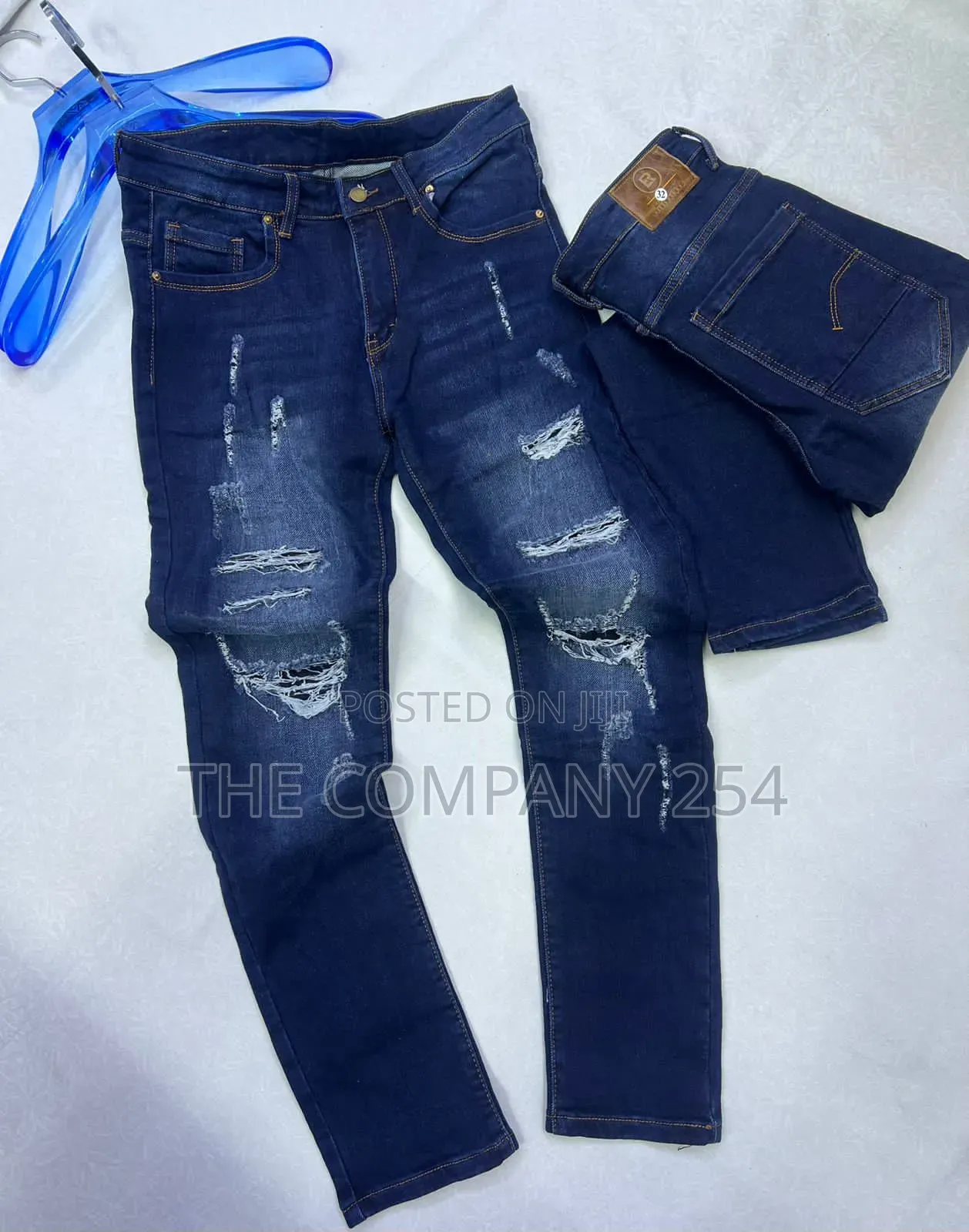 Casual Denim Rugged Quality Straight Fit Jeans Trousers