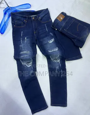 Casual Denim Rugged Quality Straight Fit Jeans Trousers