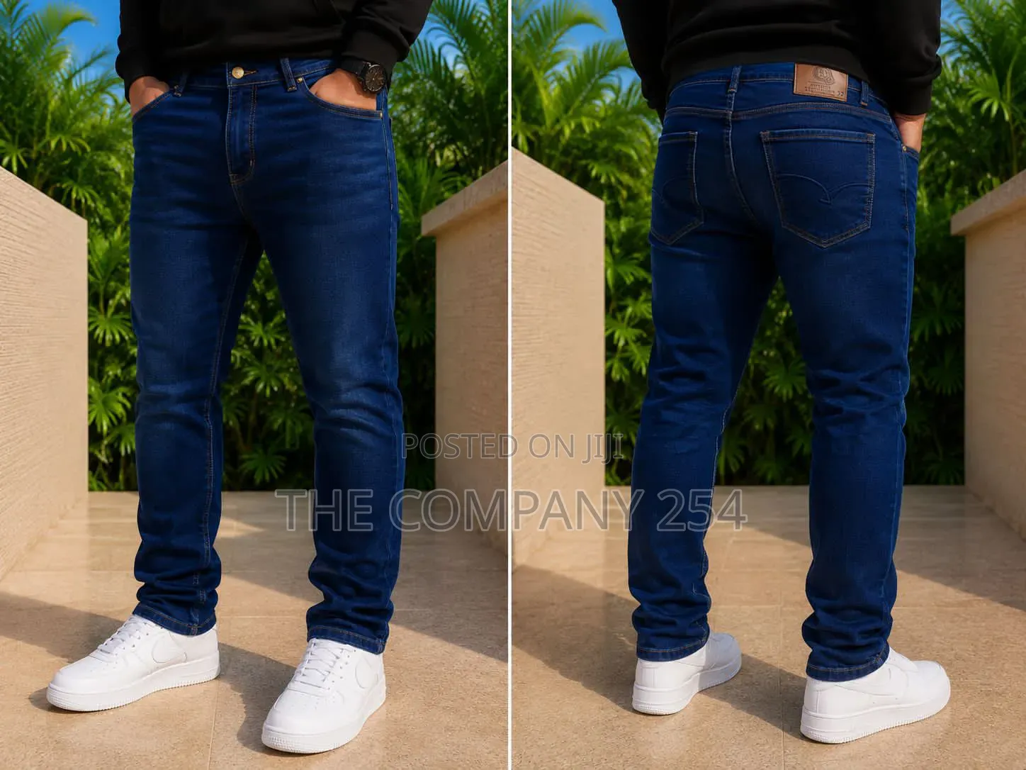 Casual Denim Rugged Quality Straight Fit Jeans Trousers