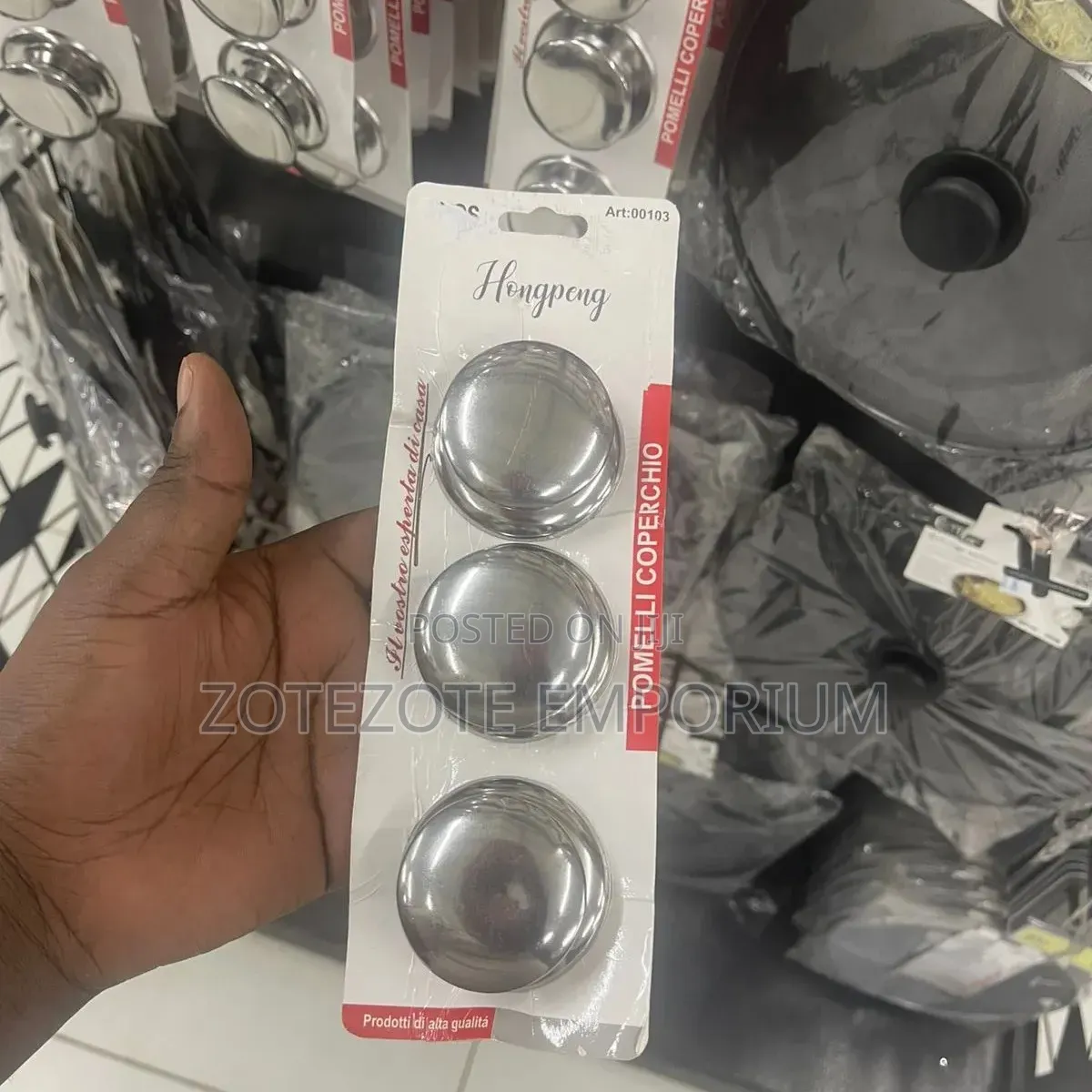 Pot Lid Knobs (3pcs)