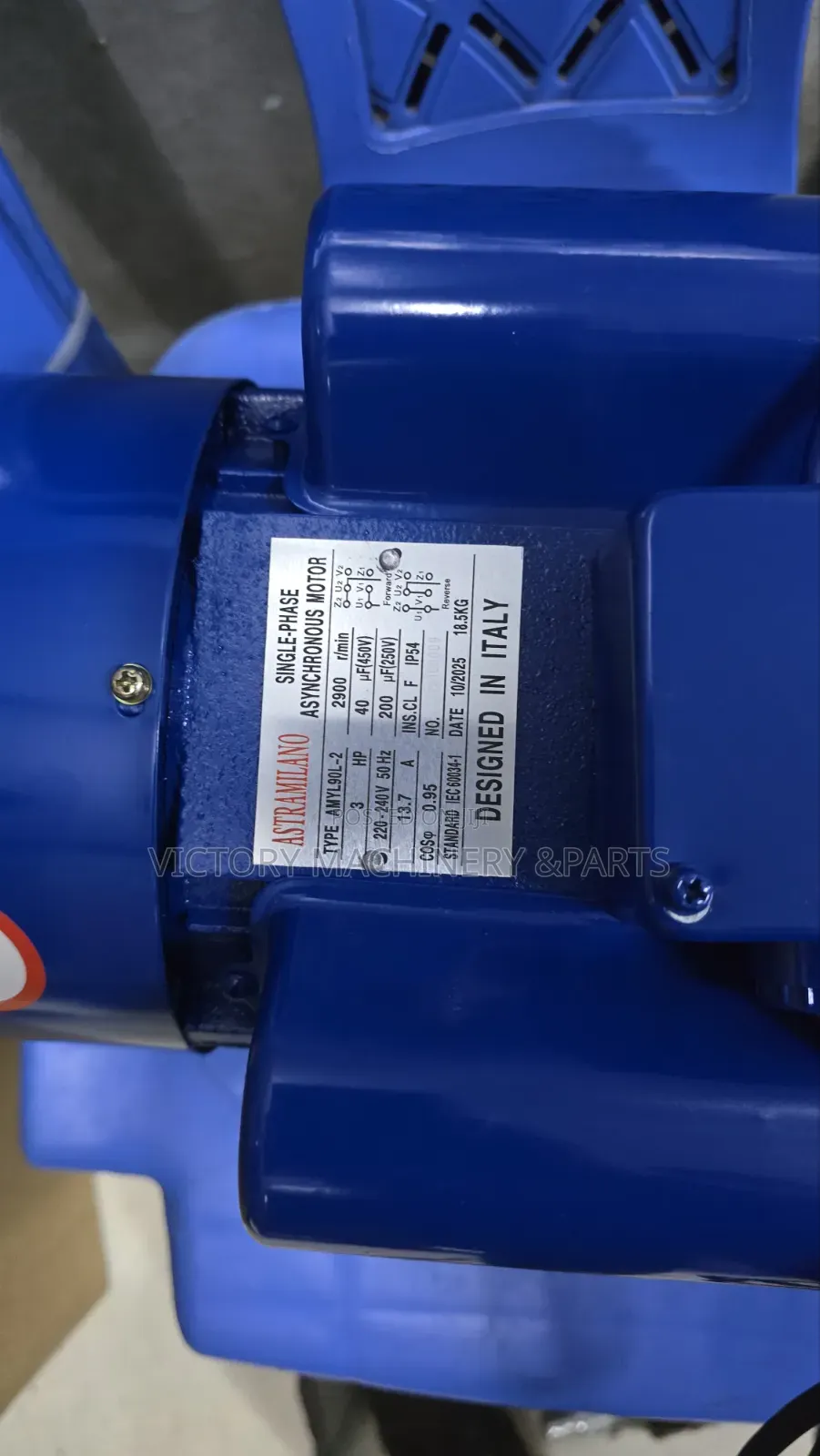 3hp 2900rpm High Speed Motor Astramilano Italy