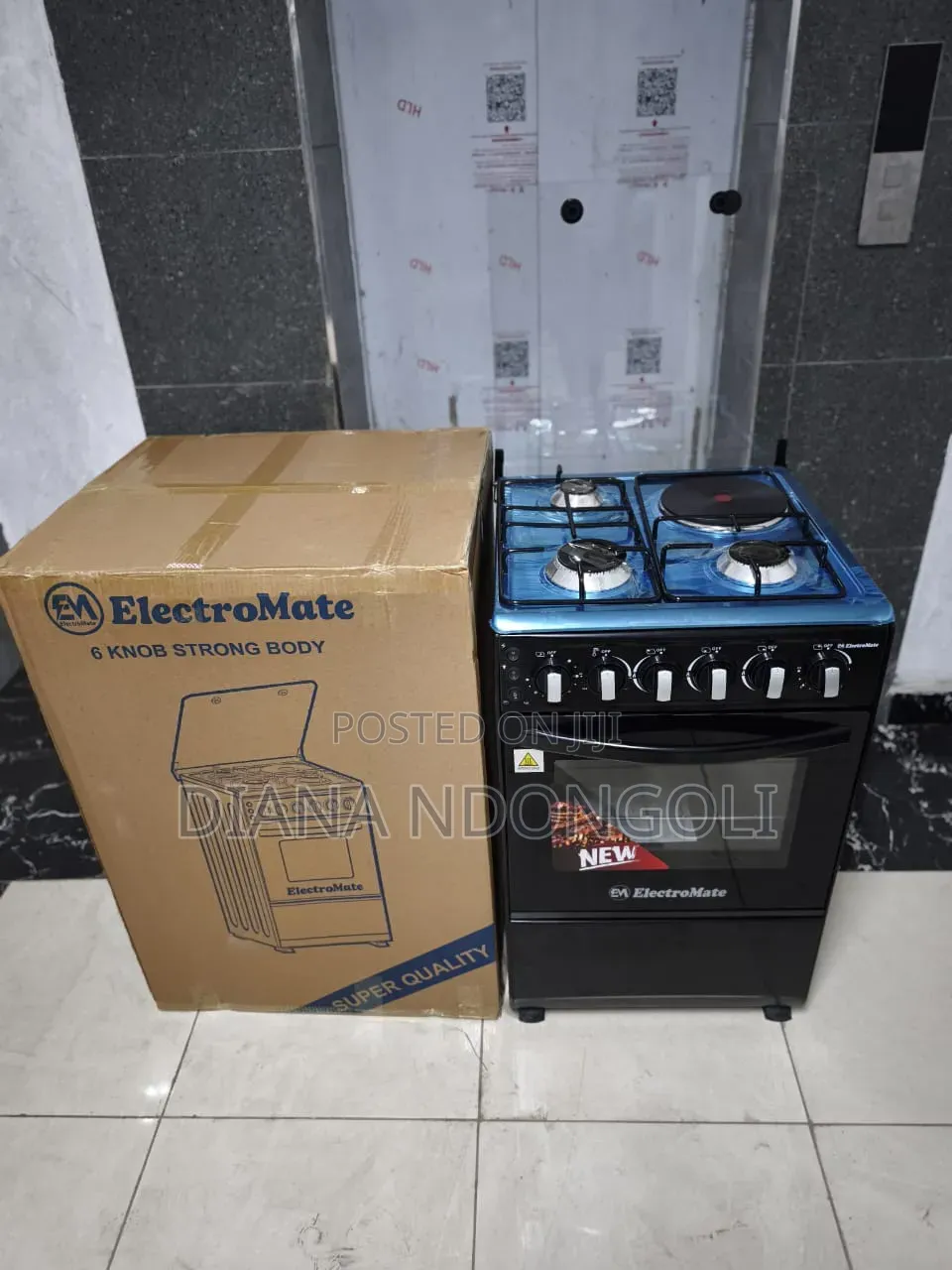 *Electromate 3 Gas + 1 Electric Standing Cooker *
