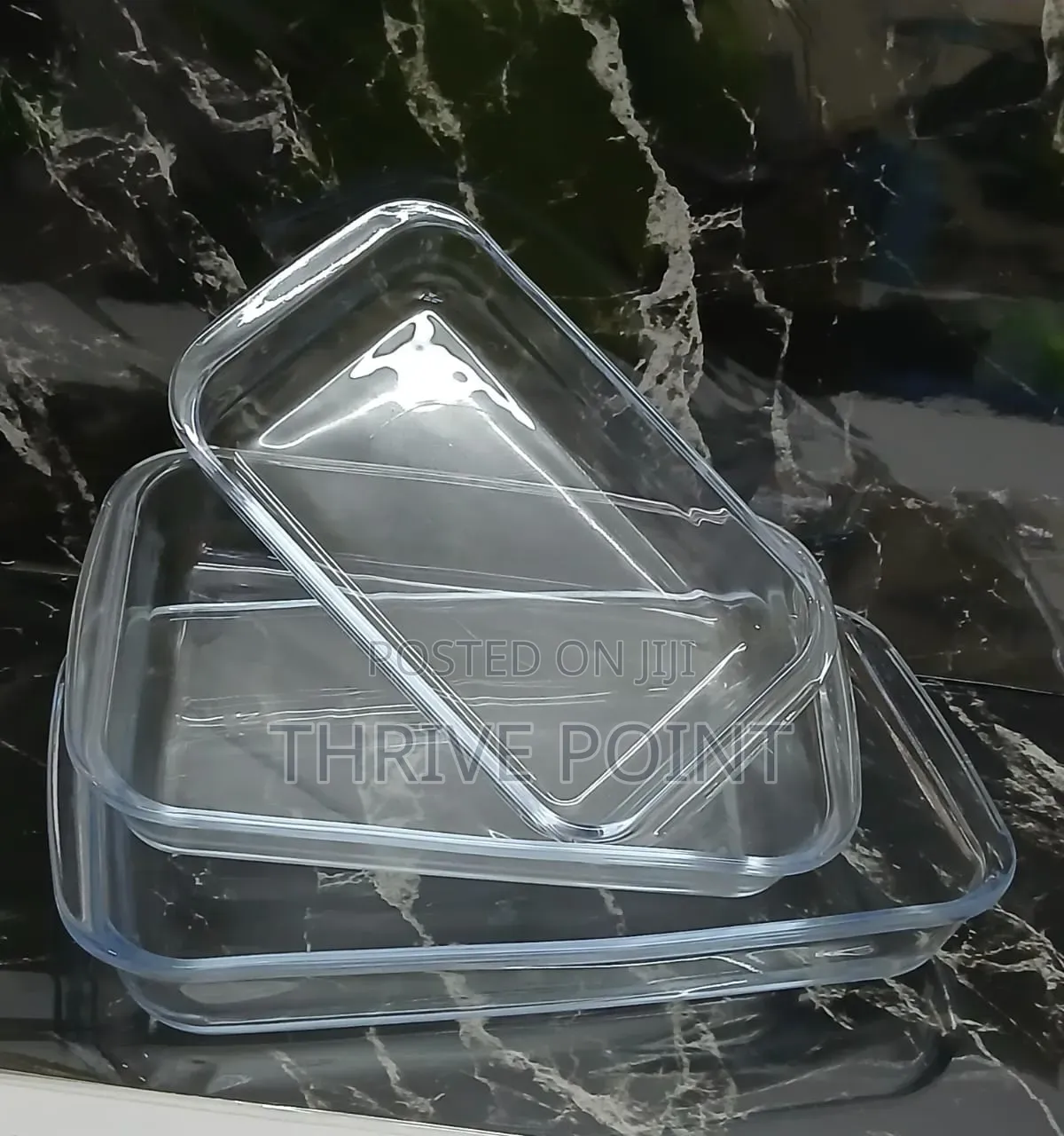 3 in 1 Borosilicate Baking Glass Ware Set