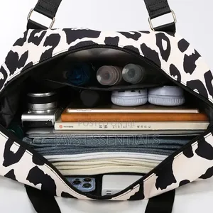 Large Leopard Travel Duffle Bag