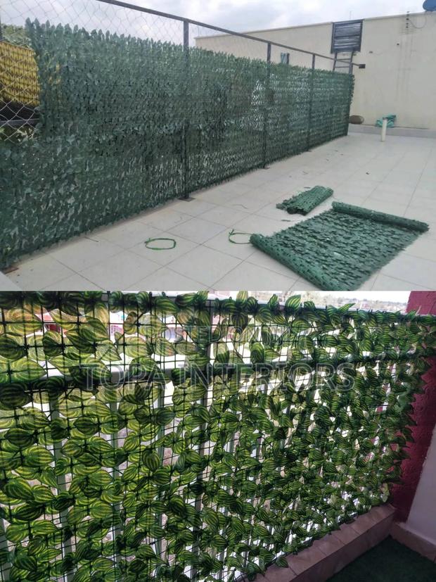 Faux Hedge Roll Peek Proof Artificial Balcony Privacy Fence