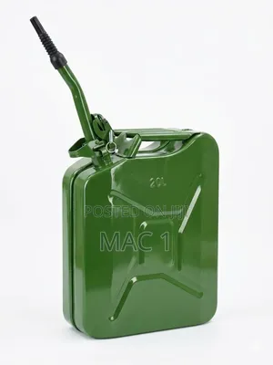 Brand New 20l Green Steel Jerry Can With Spout