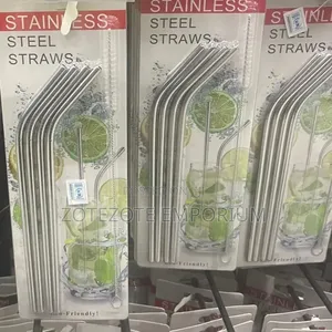 Reusable Stainless Steel Straw Set