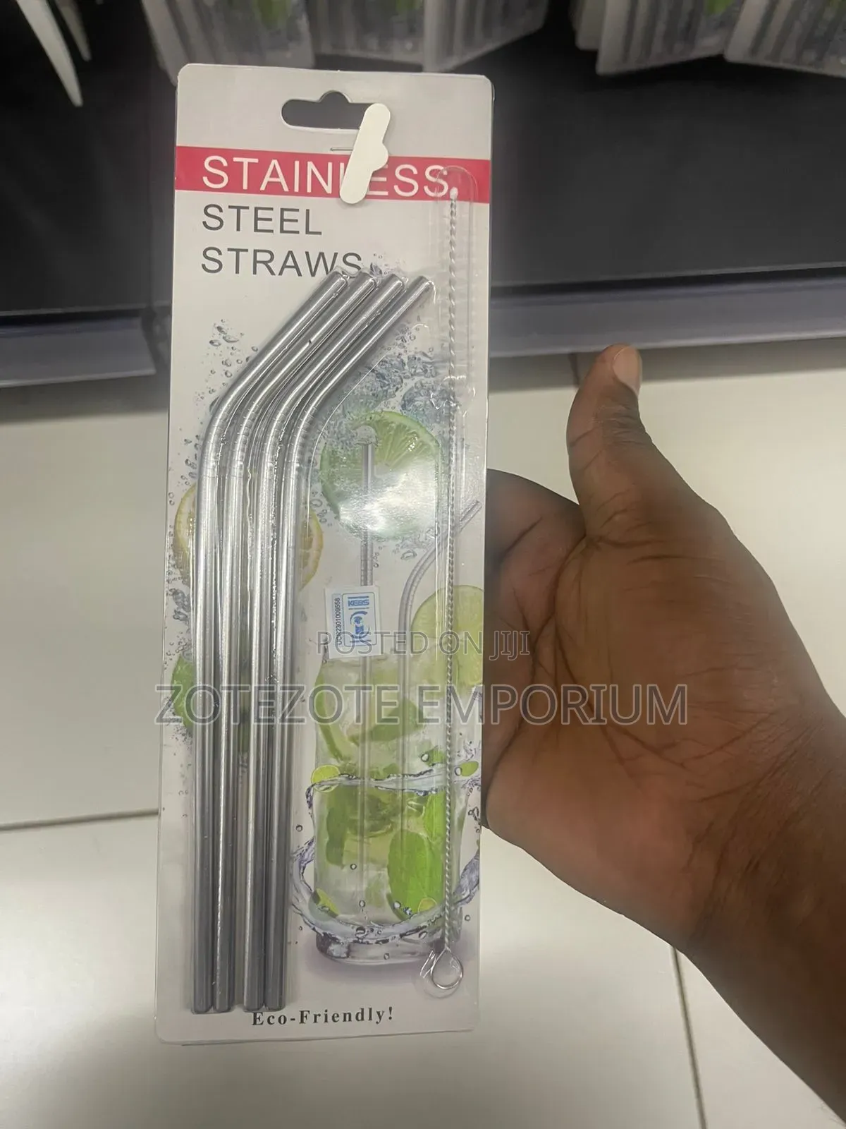 Reusable Stainless Steel Straw Set