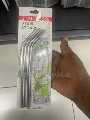 Reusable Stainless Steel Straw Set