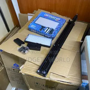 416 Led Panel Light Kit With Adjustable Stand for Photography and Vide