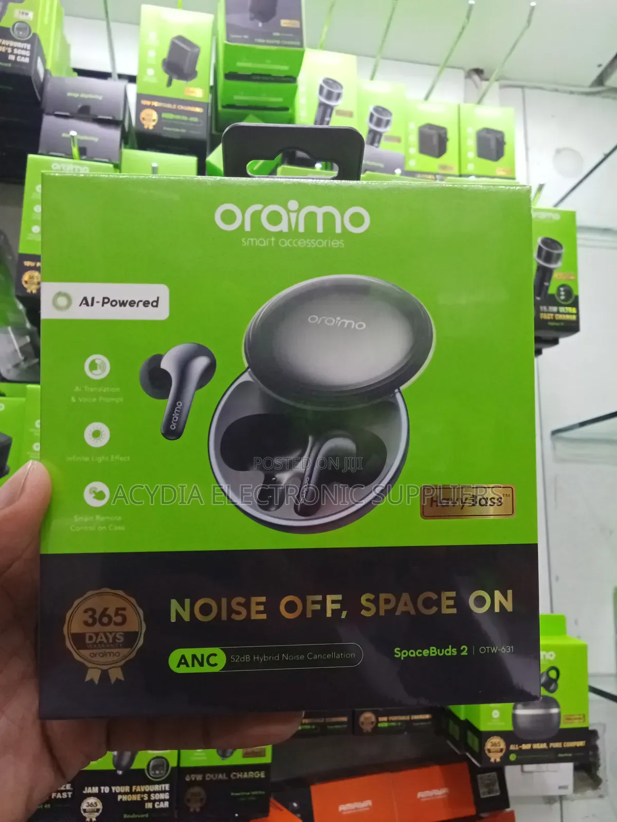 Oraimo Spacebuds 2 Ai Smart Earbuds With Ultra-Long 45hr Battery Life