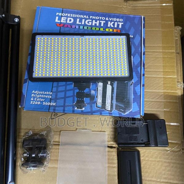 416 Led Professional Photo and Video Light Kit With Adjustable Stand