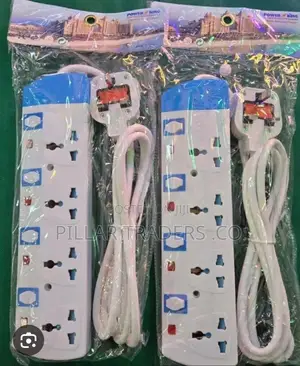 4-Way Extension Cable Power Strip With Switch