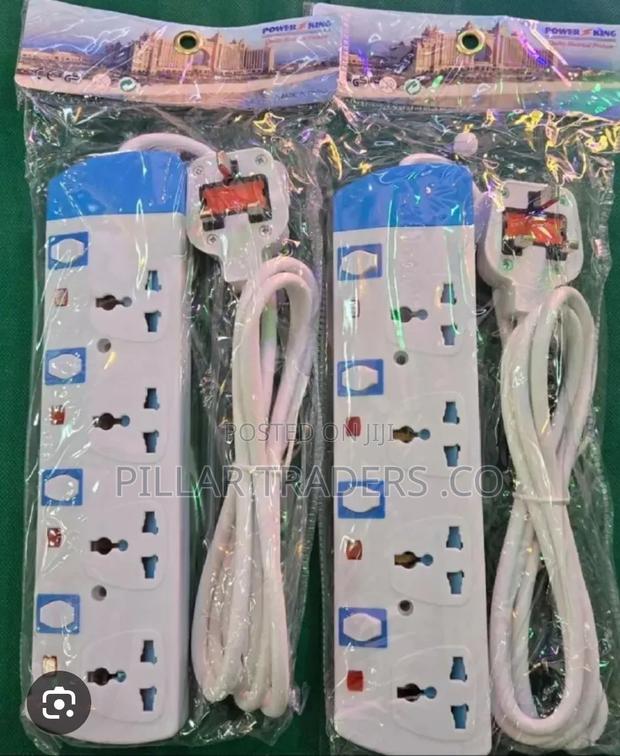 4-Way Extension Cable Power Strip With Switch
