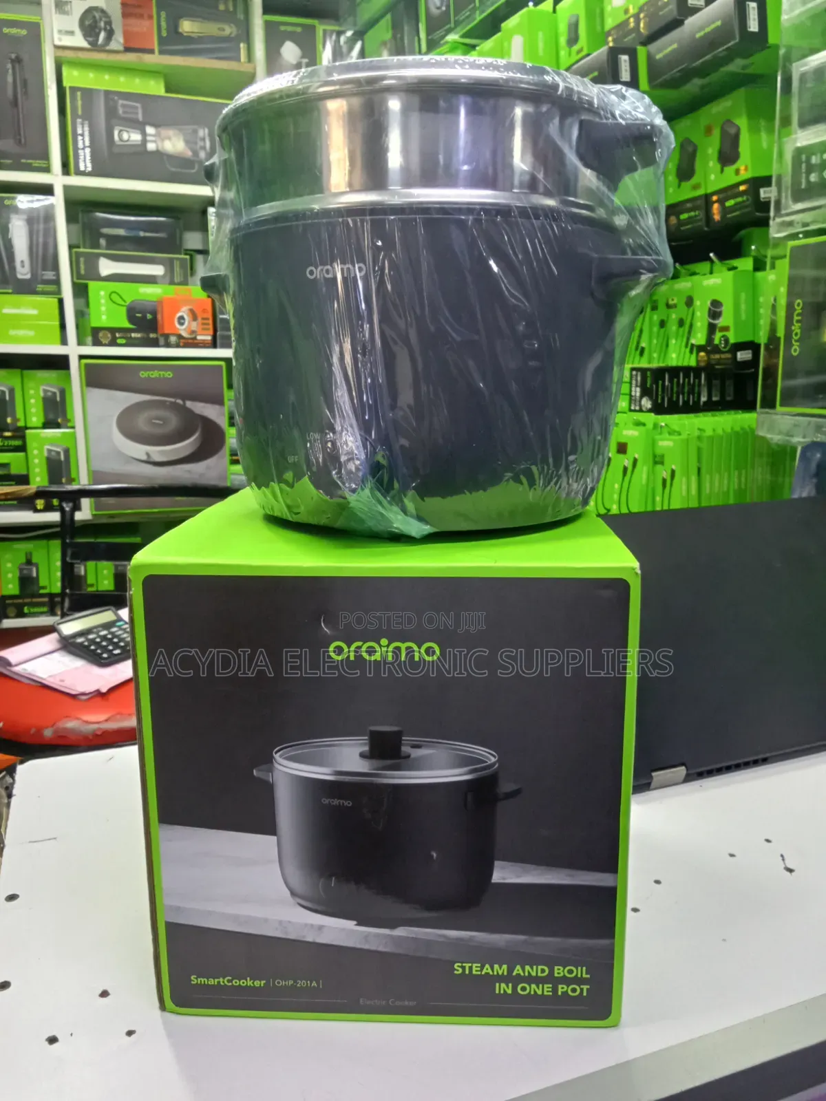 Oraimo Smartcooker 3l Premium Electric Cooker With Non-Stick Coating