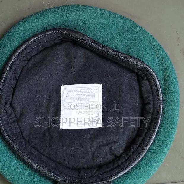 Green Cotton Beret - thumbnail 2