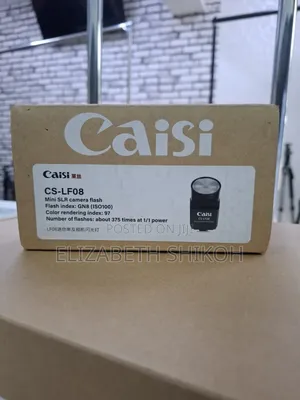 Caisi Cs-Lf08 Mini Camera Flash – Portable Rechargeable Speedlite
