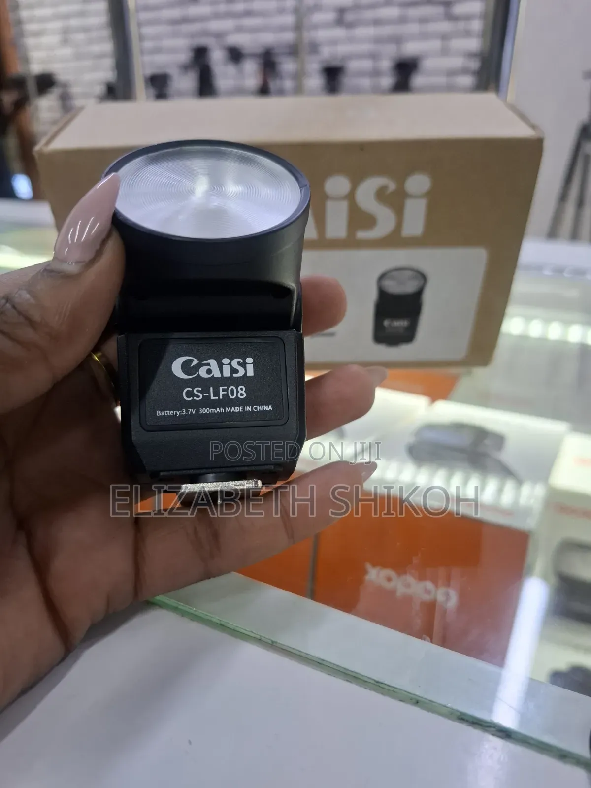 Caisi Cs-Lf08 Mini Camera Flash – Portable Rechargeable Speedlite