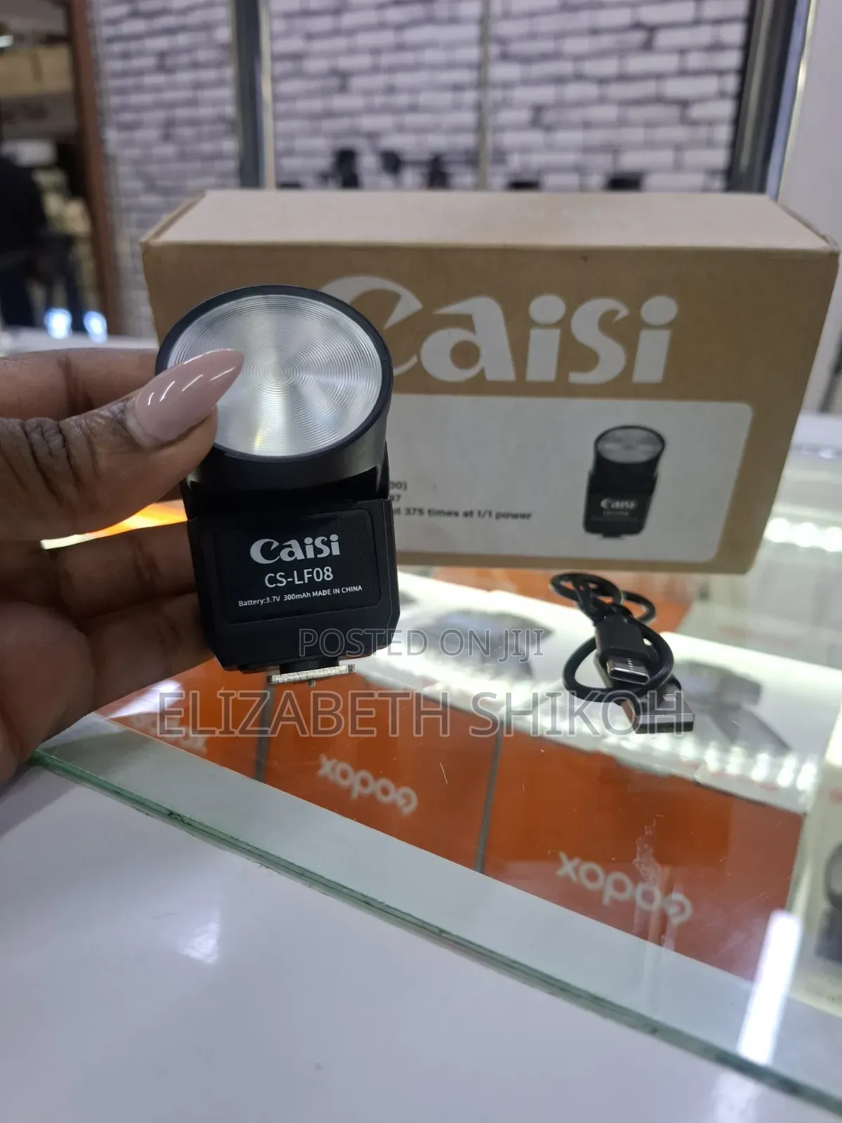 Caisi Cs-Lf08 Mini Camera Flash – Portable Rechargeable Speedlite